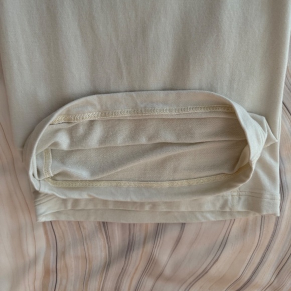 NEW! Lululemon BeCalm Mid-Rise Wide-Leg Pant Light Ivory Size Small W5GRXS $98 - Picture 17 of 17